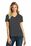 District Made Ladies Perfect Blend V-Neck Tee | Heathered Charcoal