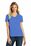 District Made Ladies Perfect Blend V-Neck Tee | Heathered Royal
