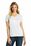 District Made Ladies Perfect Blend V-Neck Tee | White