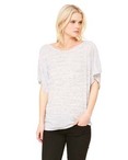 Ladies' Flowy Draped Sleeve Dolman T-Shirt