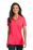 Port Authority Ladies Cotton Touch Performance Polo | Hot Coral