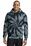 Port & Company Essential Tie-Dye Pullover Hooded Sweatshirt | Black
