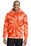 Port & Company Essential Tie-Dye Pullover Hooded Sweatshirt | Orange
