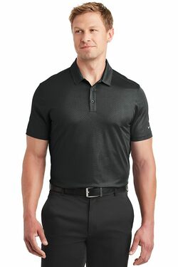 Nike Golf Dri-FIT Embossed Tri-Blade Polo