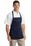 Port Authority Medium Length Apron with Pouch Pockets | Navy