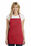 Port Authority Medium Length Apron | Red