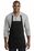 Port Authority  Medium-Length Two-Pocket Bib Apron | Black