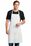 Port Authority Easy Care Extra Long Bib Apron with Stain Release | White