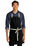 Port Authority Canvas Full-Length Two-Pocket Apron | Black/ Stone