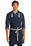 Port Authority Canvas Full-Length Two-Pocket Apron | River Blue Navy/ Stone