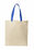 Port Authority Core Cotton Tote | Natural/ True Royal