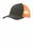 Port Authority Snapback Trucker Cap | Grey Steel/ Neon Orange