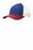 Port Authority Snapback Trucker Cap | Patriot Blue/ Flame Red/ White