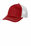 Port Authority Snapback Five-Panel Trucker Cap | Flame Red/ White