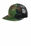 Port Authority Snapback Flat Bill Trucker Cap | Woodland Camo/ Black