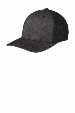 Port Authority  Flexfit  Melange Mesh Back Trucker Cap