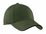 Port Authority Sandwich Bill Cap with Striped Closure | Olive/ Black