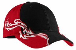 Port Authority Colorblock Racing Cap with Flames