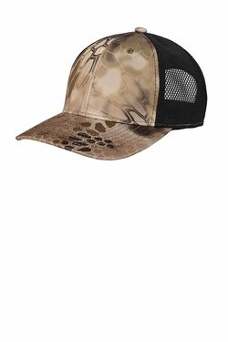 Port Authority  Performance Camouflage Mesh Back Snapback Cap