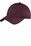 Port & Company Six-Panel Unstructured Twill Cap | Maroon