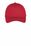 Port & Company Six-Panel Unstructured Twill Cap | True Red