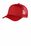 Port Authority 5-Panel Snapback Cap | Red