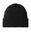 Port Authority Thermal Knit Cuffed Beanie | Deep Black