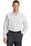 Red Kap Long Size  Long Sleeve Striped Industrial Work Shirt | Grey/ White