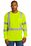 CornerStone  ANSI 107 Class 3 Mesh Long Sleeve Tee | Safety Yellow