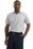 Red Kap Long Size  Short Sleeve Striped Industrial Work Shirt | Grey/ White