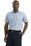 Red Kap Long Size  Short Sleeve Striped Industrial Work Shirt | White/ Blue