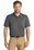 CornerStone  Industrial Snag-Proof Pique Pocket Polo | Charcoal
