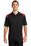 CornerStone Select Snag-Proof Two Way Colorblock Pocket Polo | Black/ Red