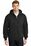 CornerStone - Heavyweight Full-Zip Hooded Sweatshirt with Thermal Lining | Black