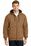 CornerStone - Heavyweight Full-Zip Hooded Sweatshirt with Thermal Lining | Duck Brown