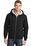 CornerStone Heavyweight Sherpa-Lined Hooded Fleece Jacket | Black