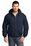 CornerStone Washed Duck Cloth Insulated Hooded Work Jacket | Navy