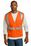 CornerStone  ANSI 107 Class 2 Mesh Zippered Vest | Safety Orange