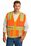 CornerStone  ANSI 107 Class 2 Surveyor Zippered Two-Tone Vest | Safety Orange