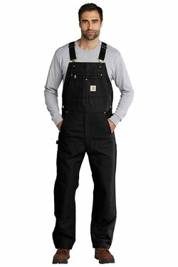 Carhartt Duck Unlined Bib Overalls