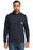 Carhartt Force 1/4-Zip Long Sleeve T-Shirt | Navy