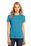 District Made - Ladies Perfect Weight Crew Tee | Bright Turquoise