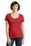 District Made Ladies Perfect Weight Scoop Tee | Classic Red