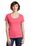 District Made Ladies Perfect Weight Scoop Tee | Coral