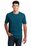 District Made Mens Perfect Blend Crew Tee | Deep Turquoise Fleck