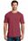 District Made Mens Perfect Blend Crew Tee | Heathered Red