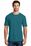 District Made Mens Perfect Blend Crew Tee | Heathered Teal