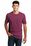 District Made Mens Perfect Blend Crew Tee | Raspberry Fleck