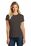 District Made Ladies Perfect Blend Crew Tee | Heathered Brown
