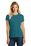 District Made Ladies Perfect Blend Crew Tee | Heathered Teal